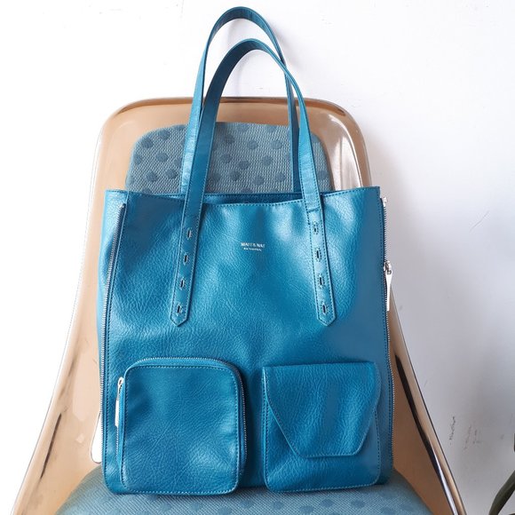 Matt & Nat Blue Tote Bag - Picture 3 of 11